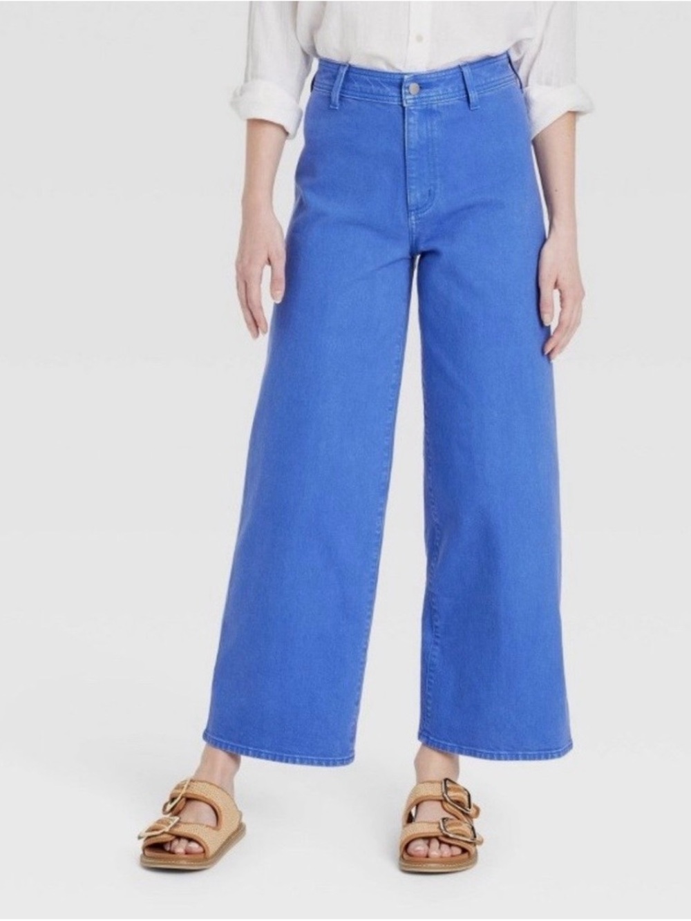 Universal Thread Wide-Leg Jeans in Bright Blue